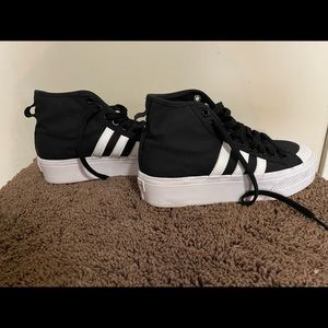 Adidas Nizza platform HI sneakers size 8 womens